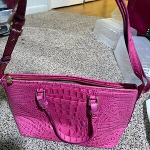 Brahmin Fuscia Melbourne Bag. With Dust Bag.